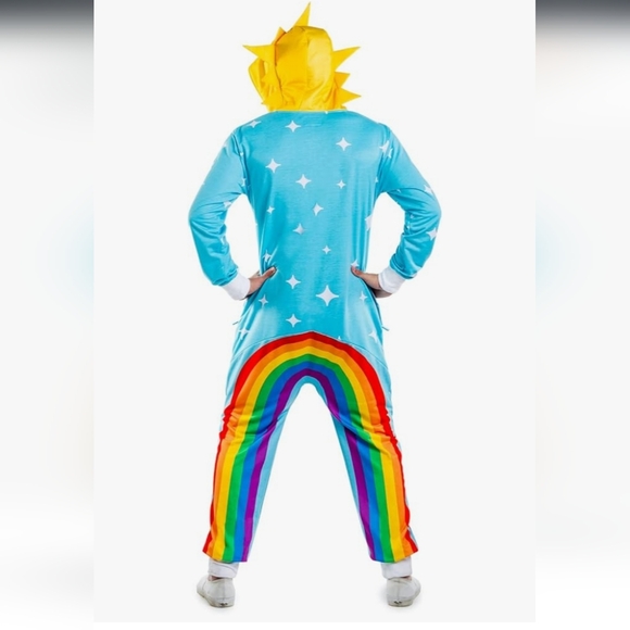 Tipsy Elves Funny Rainbows Men's Halloween Costume New In Package XL - Picture 2 of 4
